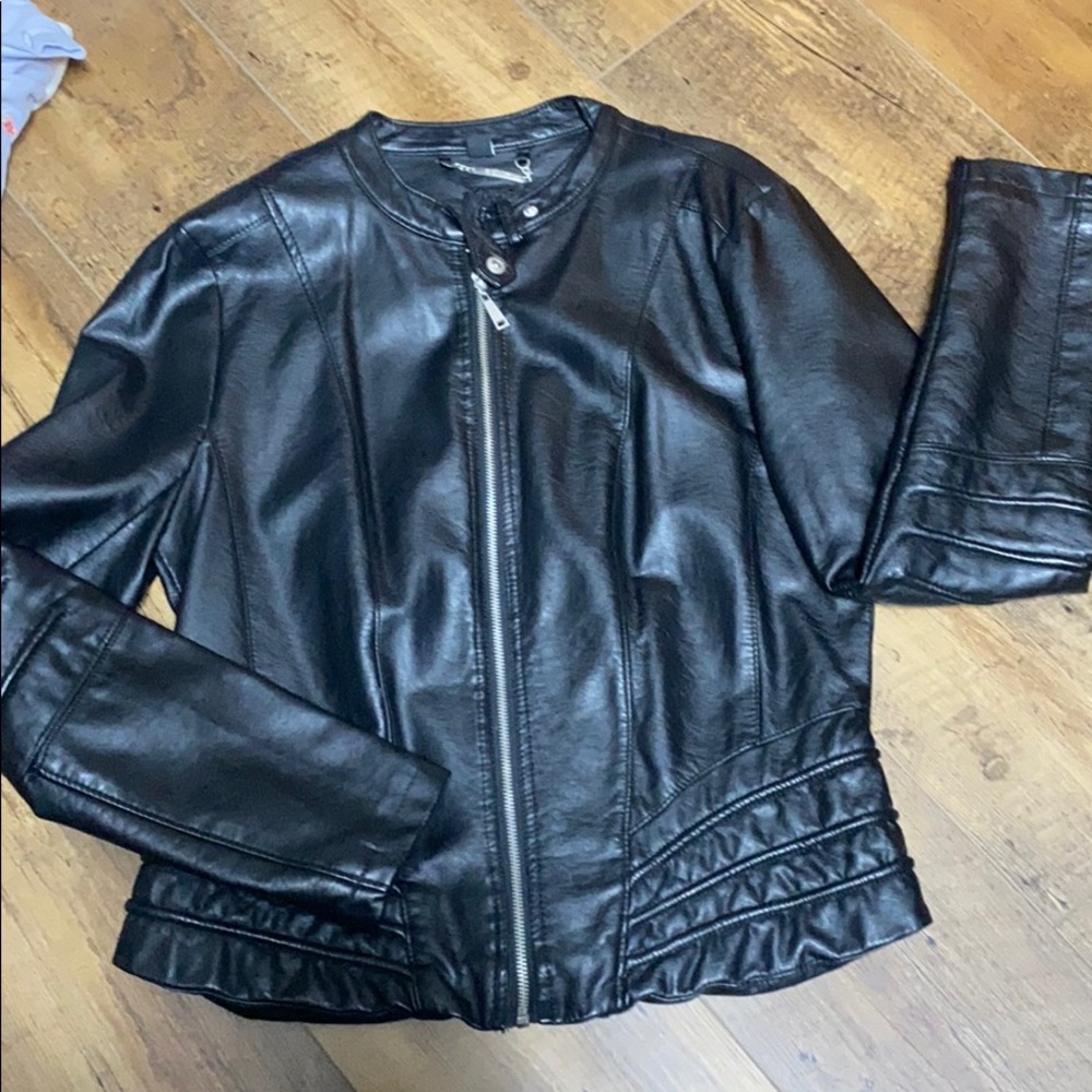 Pleather Moto jacket